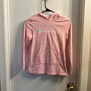 Girls large t-shirt style hoodie